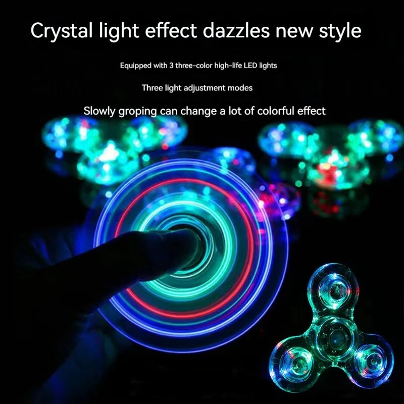 ✨ Spin with Style & Light
Take stress relief to the next level with this glowing LED fidget spinner. Perfect for kids, teens, and adults who want fun and focus in one simple gadget.