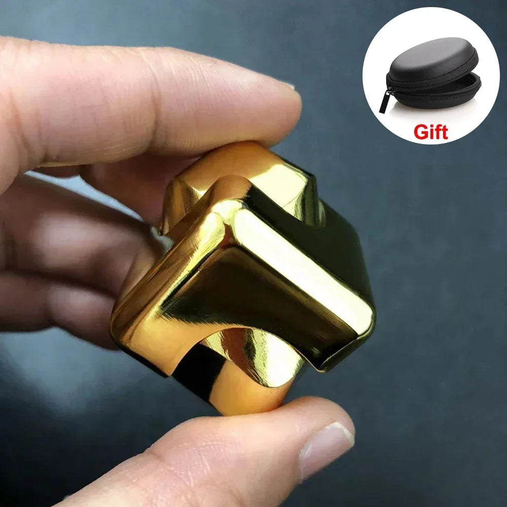 Cube Fidget Spinner – Premium Metal Stress Relief Toy. When you get bored it gets active.