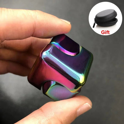 Cube Fidget Spinner – Premium Metal Stress Relief Toy. When you get bored it gets active.