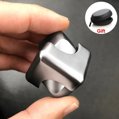 Cube Fidget Spinner – Premium Metal Stress Relief Toy. When you get bored it gets active.