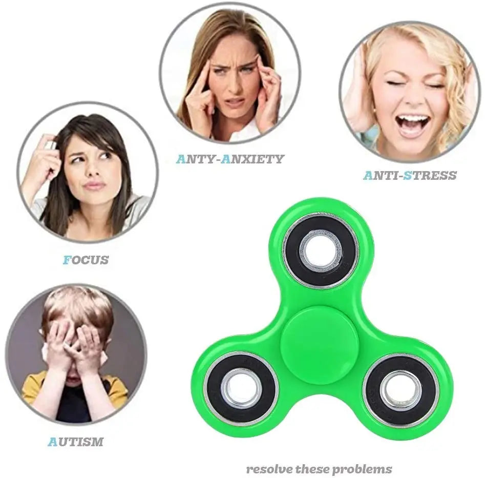 🌀 The Original Spinner – Simple, Smooth, Satisfying
The classic fidget spinner never goes out of style. Designed for both kids and adults, it’s the perfect way to reduce stress, fight boredom, and improve focus anywhere.