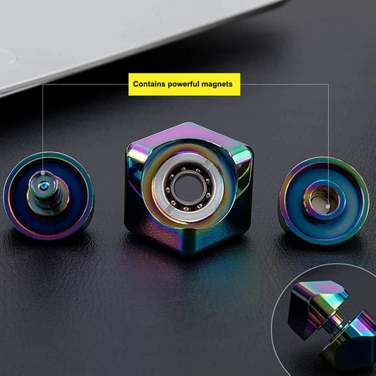 Cube Fidget Spinner – Premium Metal Stress Relief Toy. When you get bored it gets active.